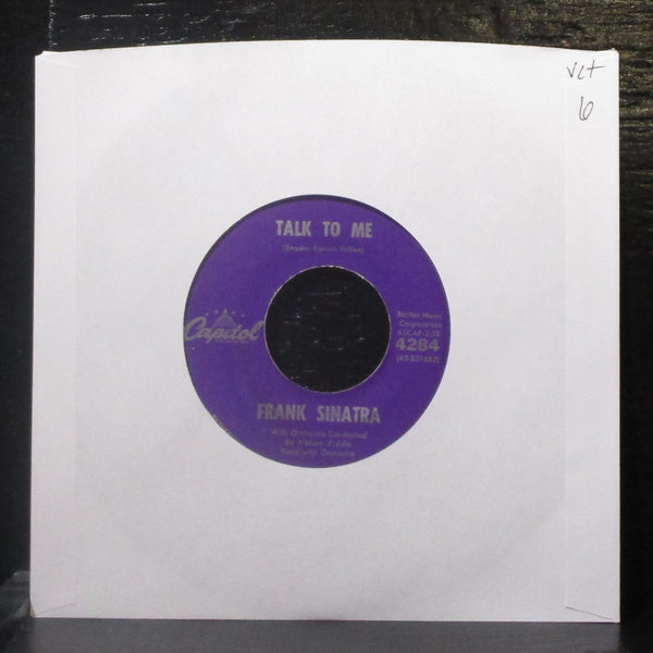 Frank Sinatra - Talk To Me / They Came To Cordura 7" VG+ Vinyl 45 Capitol 4284 - Shuga Records