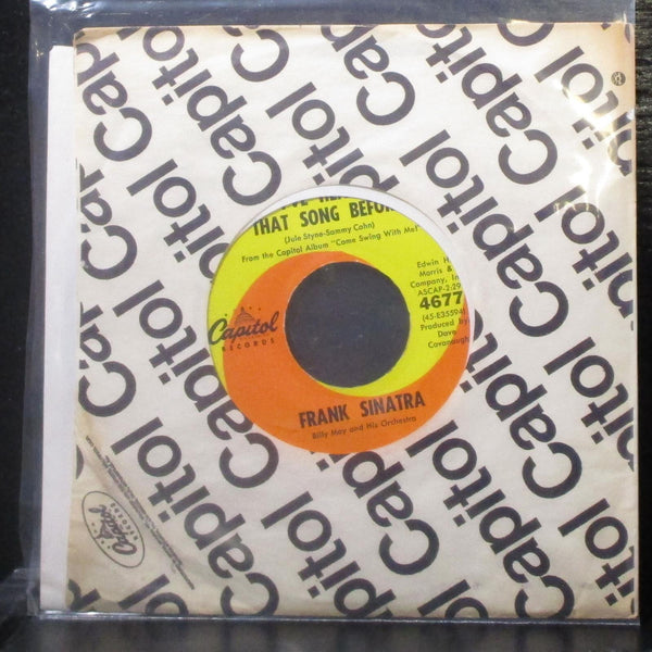 Frank Sinatra - The Moon Was Yellow 7" VG+ Vinyl 45 Capitol 4677 USA - Shuga Records