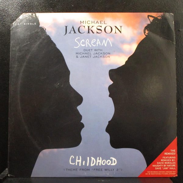 Michael Jackson - Scream / Childhood 12" Mint- 49 78001 Epic Vinyl Record - Shuga Records