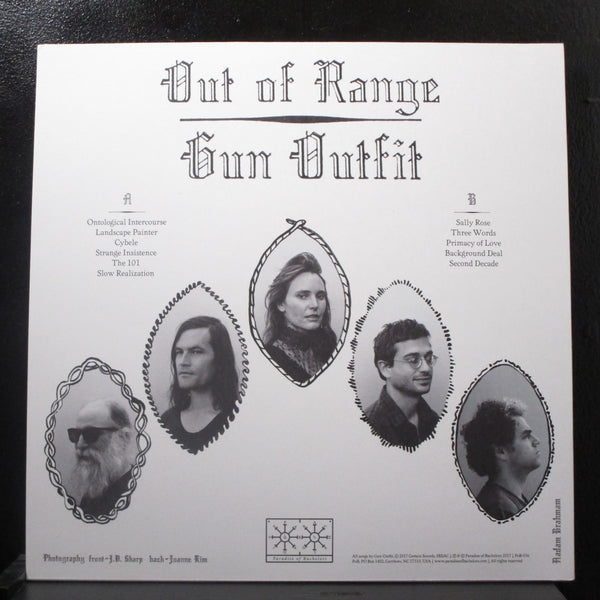 Gun Outfit - Out Of Range LP Mint- POB-036 Vinyl 2017 Record w/Mp3 - Shuga Records