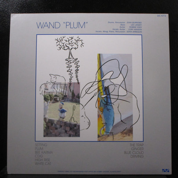 Wand - Plum LP Mint- DC673 Drag City 2017 USA Vinyl Record - Shuga Records
