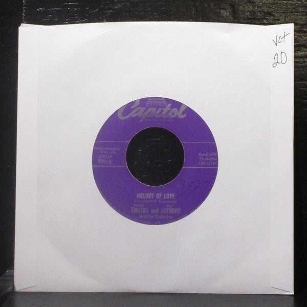 Frank Sinatra - Melody Of Love / I'm Gonna Live Till I Die 7" VG+ Vinyl 45 F3018 - Shuga Records