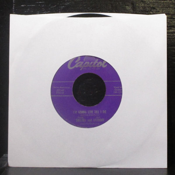 Frank Sinatra - Melody Of Love / I'm Gonna Live Till I Die 7" VG+ Vinyl 45 F3018 - Shuga Records