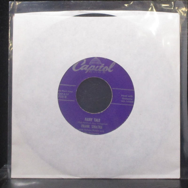 Frank Sinatra - Same Old Saturday Night / Fairy Tale 7" VG+ Vinyl 45 Capitol USA - Shuga Records