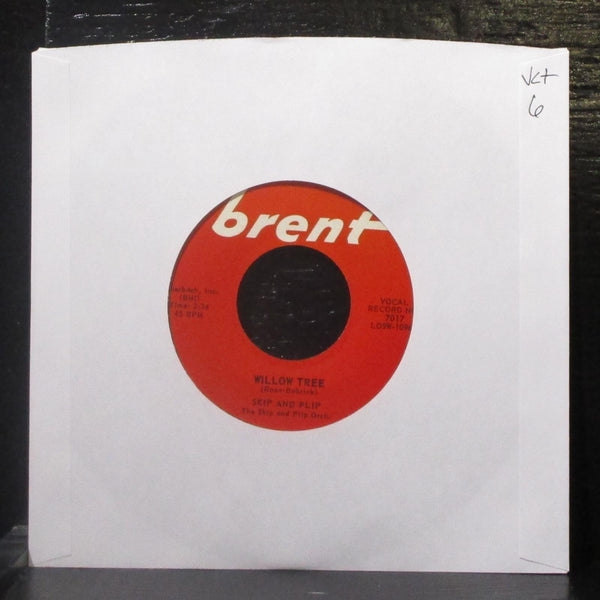 Skip & Flip - Green Door / Willow Tree 7" VG+ Vinyl 45 Brent 7017 USA 1960 - Shuga Records
