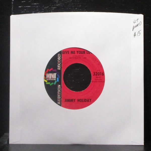 Jimmy Holiday - Give Me Your Love / Everybody Needs Help 7" VG+ Promo Vinyl 45 - Shuga Records