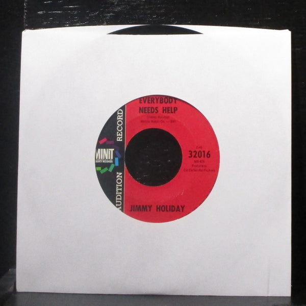 Jimmy Holiday - Give Me Your Love / Everybody Needs Help 7" VG+ Promo Vinyl 45 - Shuga Records