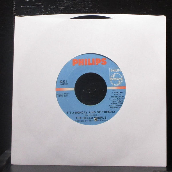 The Hello People - Jerusalem / It's A Monday Kind Of Tuesday 7" Mint- Vinyl 45 - Shuga Records