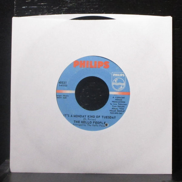 The Hello People - Jerusalem / It's A Monday Kind Of Tuesday 7" VG+ Vinyl 45 - Shuga Records