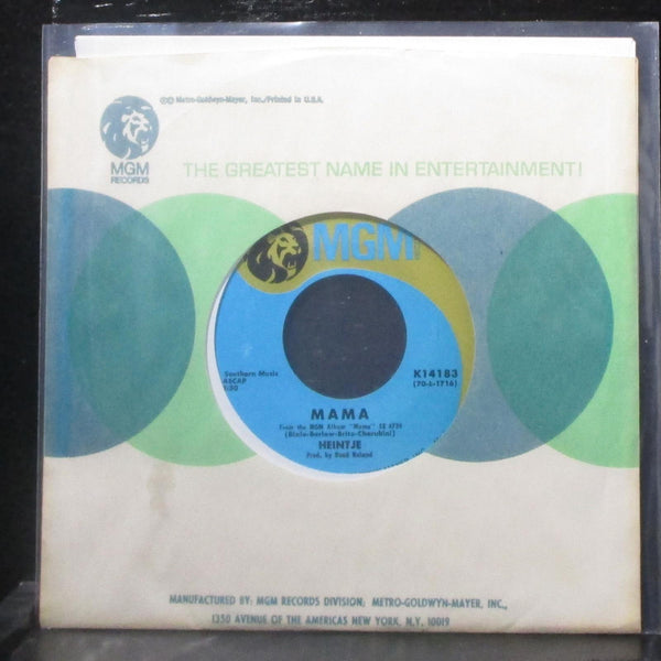 Heintje - Mama / A Mother's Tears 7" Mint- Vinyl 45 MGM K14183 USA 1967 - Shuga Records