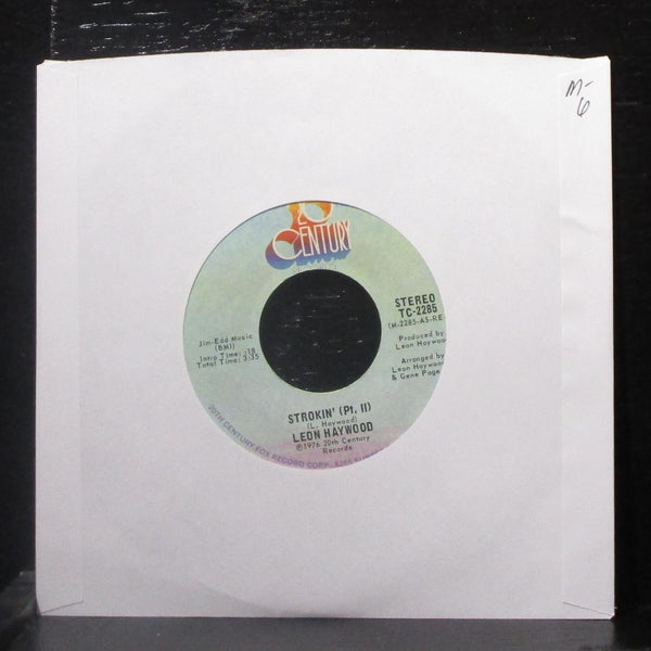 Leon Haywood - Strokin' 7" Mint- Vinyl 45 TC-2285 USA 1976 - Shuga Records