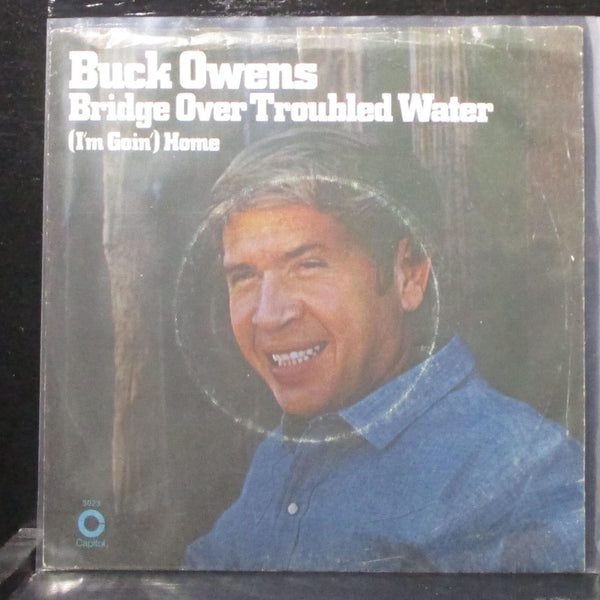 Buck Owens - Bridge Over Troubled Water / Home 7" Mint- Vinyl 45 Capitol 3023 - Shuga Records
