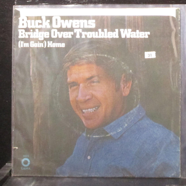 Buck Owens - Bridge Over Troubled Water / Home 7" Mint- Vinyl 45 Capitol 3023 - Shuga Records
