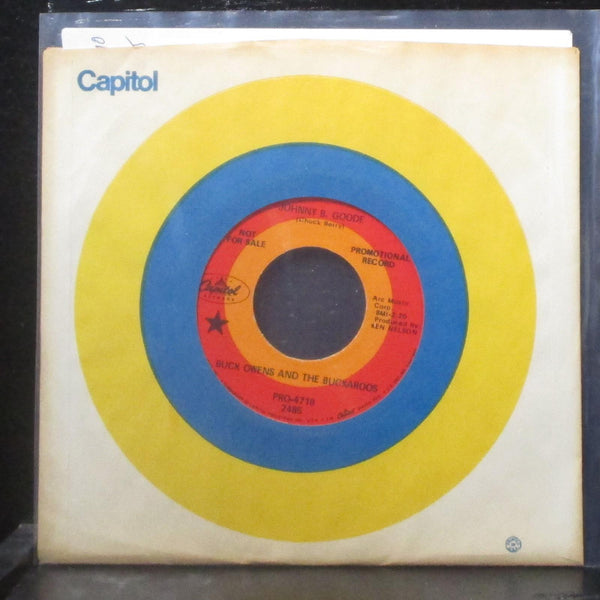 Buck Owens - Johnny B. Goode / Maybe If I Close My Eyes 7" Mint- Promo Vinyl 45 - Shuga Records