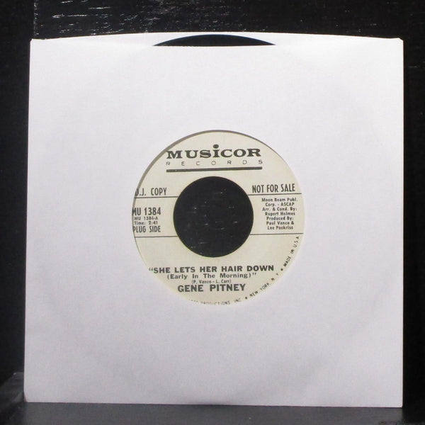 Gene Pitney - She Lets Her Hair Down 7" VG+ Promo Vinyl 45 Musicor MU 1384 USA - Shuga Records