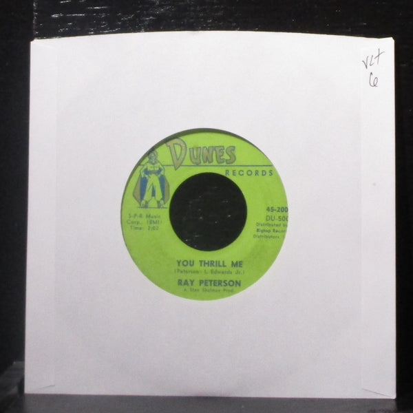 Ray Peterson - Missing You / You Thrill Me 7" VG+ Vinyl 45 Dunes 45-2006 USA - Shuga Records