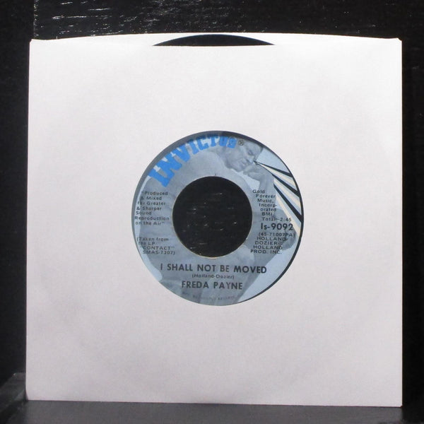 Freda Payne - Bring The Boys Home / I Shall Not Be Moved 7" VG+ Vinyl 45 Is-9092 - Shuga Records