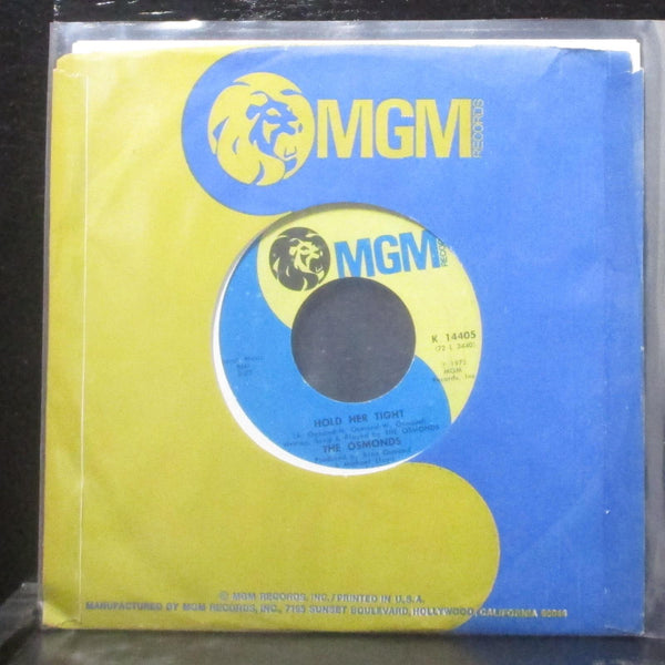 The Osmonds - Hold Her Tight / Love Is 7" VG+ Vinyl 45 MGM K 14405 USA 1971 - Shuga Records