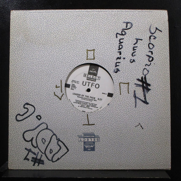 UTFO - Leader Of The Pack 12" VG+ FMS 62259 Promo 1985 USA Vinyl Record - Shuga Records