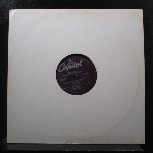 Gene Dunlap Ft The Rideways - Rock Radio / Before You Break 12" Mint- SPRO-9593 - Shuga Records