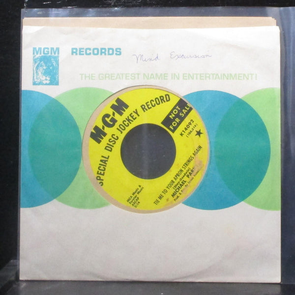 Michael Parks - Tie Me To Your Apron Strings Again 7" VG+ Promo Vinyl 45 MGM - Shuga Records