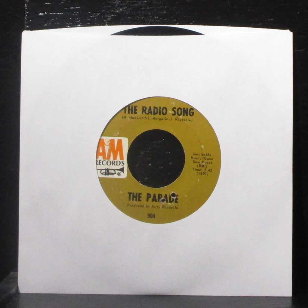 Brandmand Maestro Intim The Parade - I Can See Love / The Radio Song 7" VG+ Vinyl 45 A&M 904 U–  Shuga Records