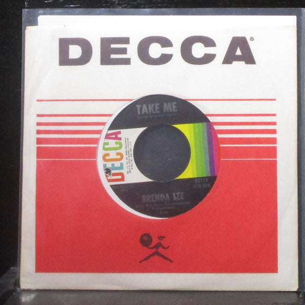 Brenda Lee - Take Me / Born To Be By Your Side 7" Mint- Vinyl 45 Decca 32119 USA - Shuga Records