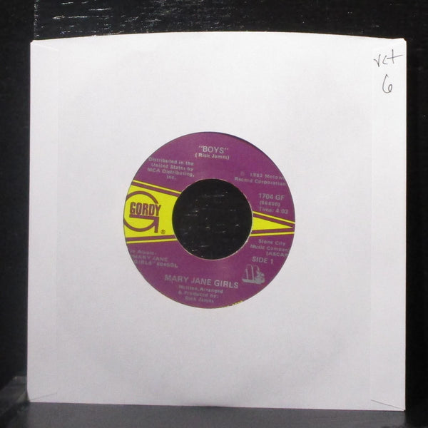 Mary Jane Girls - Boys 7" VG+ Vinyl 45 Gordy 1704 GF USA 1983 - Shuga Records