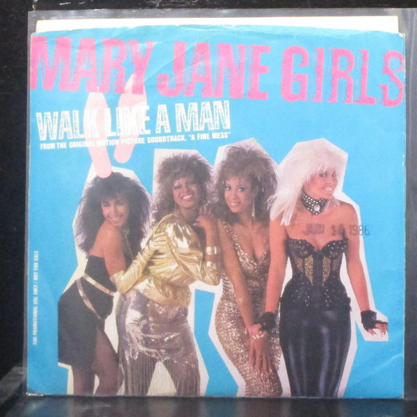 Mary Jane Girls - Walk Like A Man 7" VG+ Promo Vinyl 45 Motown 1851MF-RE1 USA - Shuga Records
