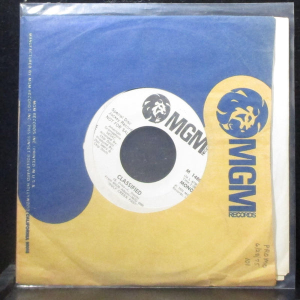C. W. McCall - Classified 7" Mint- Promo Vinyl 45 MGM M 14801 USA 1975 - Shuga Records