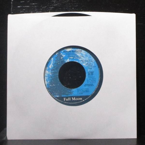 Gerard McMahon - Count On Me 7" VG+ Promo Vinyl 45 Full Moon 7-29699 USA 1983 - Shuga Records