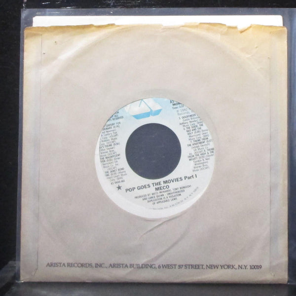 Meco - Pop Goes The Movies Part I 7" Mint- Promo Vinyl 45 Arista AS 0660 USA - Shuga Records