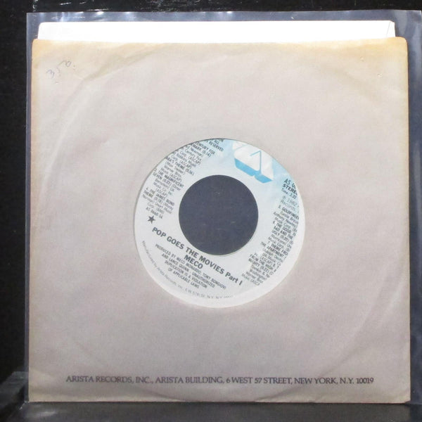 Meco - Pop Goes The Movies Part I 7" Mint- Promo Vinyl 45 Arista AS 0660 USA - Shuga Records