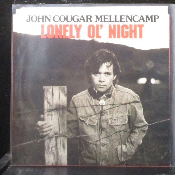 John Cougar Mellencamp - Lonely Ol' Night 7" Mint- Promo Vinyl 45 Riva 880 984-7 - Shuga Records