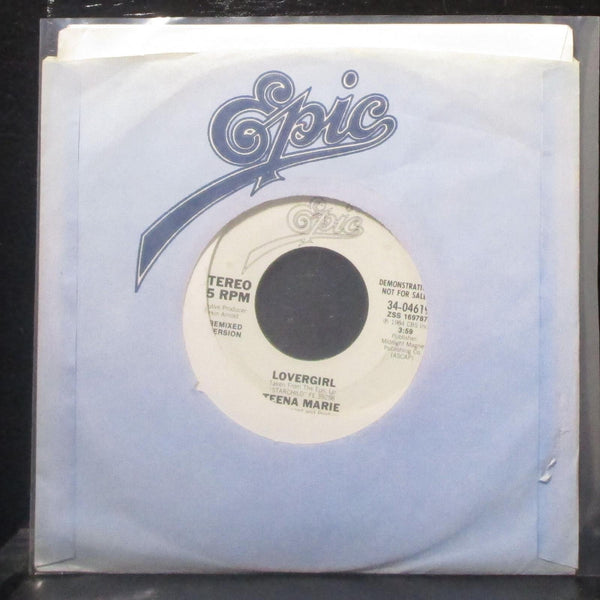 Teena Marie - Lovergirl 7" Mint- Promo Vinyl 45 Epic 34-04619 USA 1984 - Shuga Records