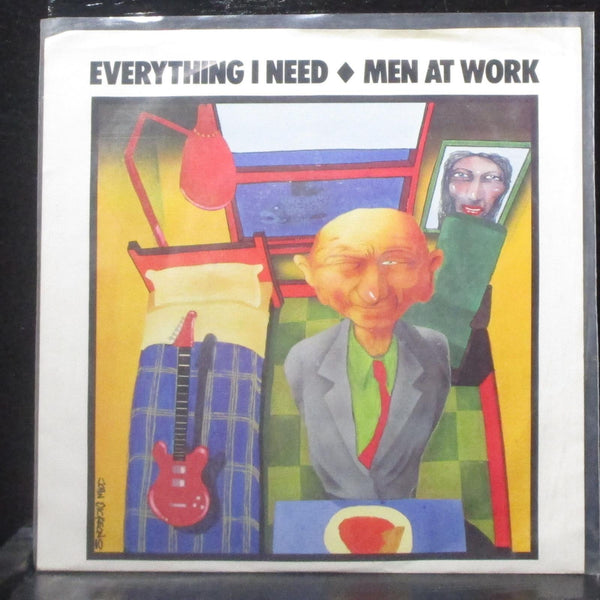 Men At Work - Everything I Need / Sail To You 7" Mint- Vinyl 45 Columbia 1985 - Shuga Records