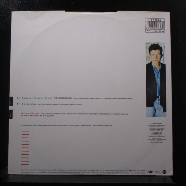 Rick Astley - Take Me To Your Heart (The Dick Dastardly Mix) LP VG+ PT 42582 UK - Shuga Records