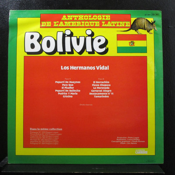 Various - Anthologie De L'Amerique Latine Bolivie LP Mint- 67.257 France Record - Shuga Records