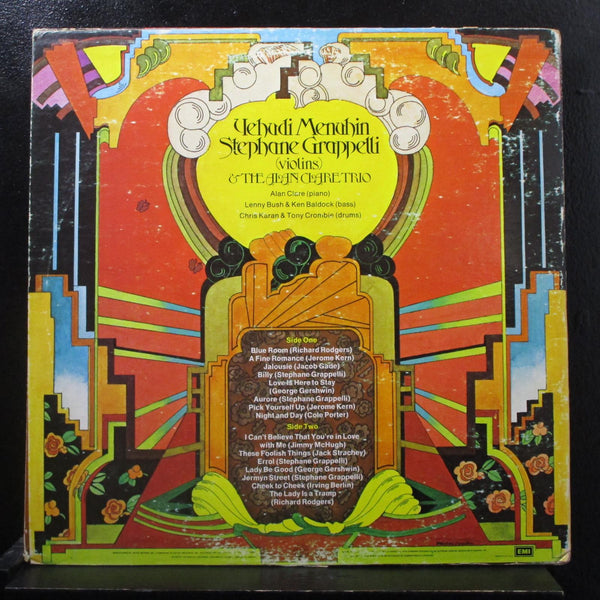 Yehudi Menuhin, Stephane Grappelli, Alan Clare - Jalousie LP VG+ SFO-1-36968 - Shuga Records