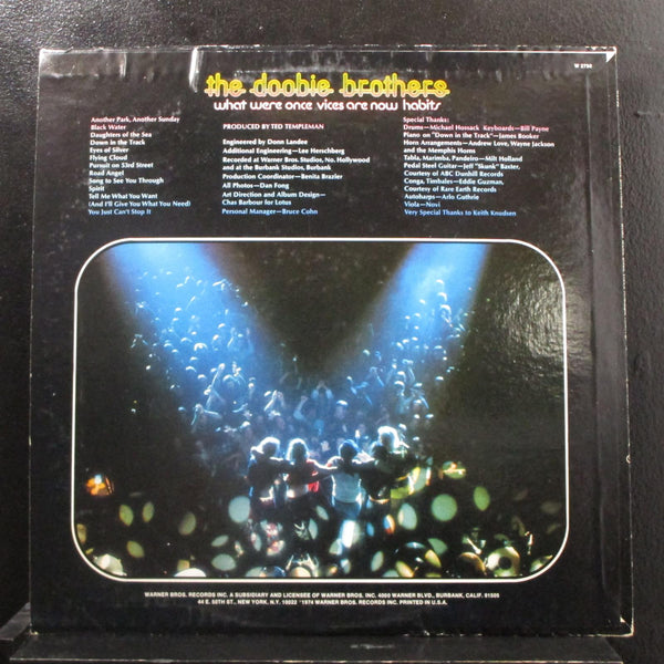 The Doobie Brothers - What Were Once Vices Are Now Habits LP Mint- W 2750 - Shuga Records