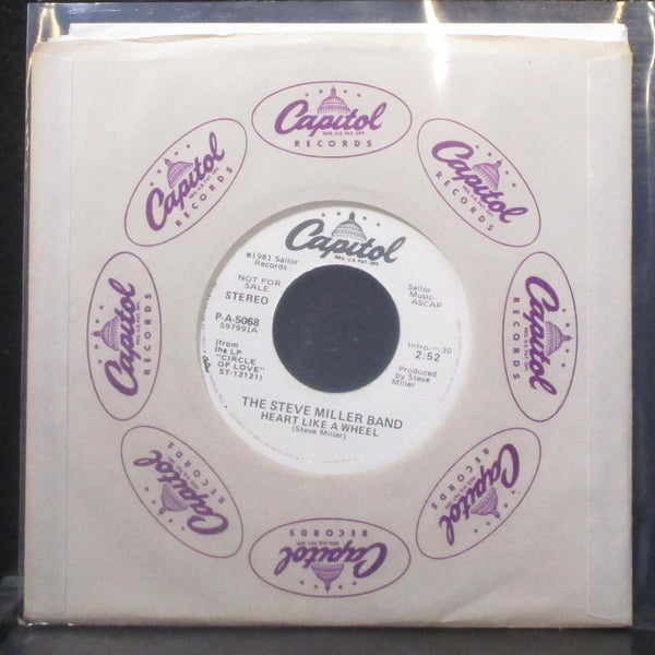 The Steve Miller Band - Heart Like A Wheel 7" Mint- Promo Vinyl 45 Capitol 1981 - Shuga Records