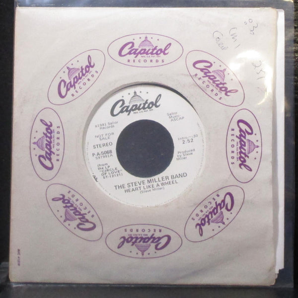 The Steve Miller Band - Heart Like A Wheel 7" Mint- Promo Vinyl 45 Capitol 1981 - Shuga Records