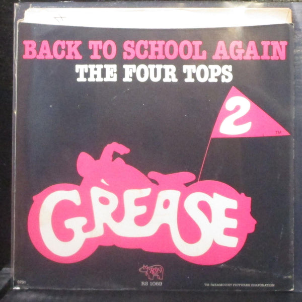 The Four Tops - Back To School Again 7" Mint- Promo Vinyl 45 RS 1069 DJ USA 1982 - Shuga Records