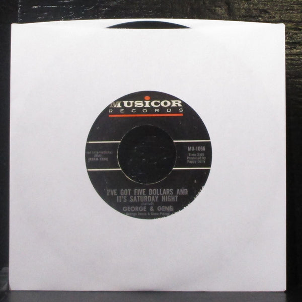 George & Gene - Wreck On The Highway 7" Mint- Vinyl 45 Musicor MU-1066 USA 1965 - Shuga Records