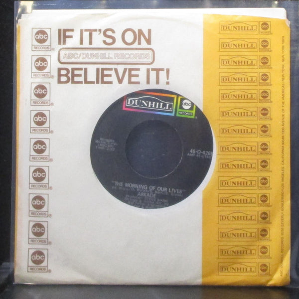 Arkade - The Morning Of Our Lives / Rhythm Of The People 7" Mint- Vinyl 45 ABC - Shuga Records