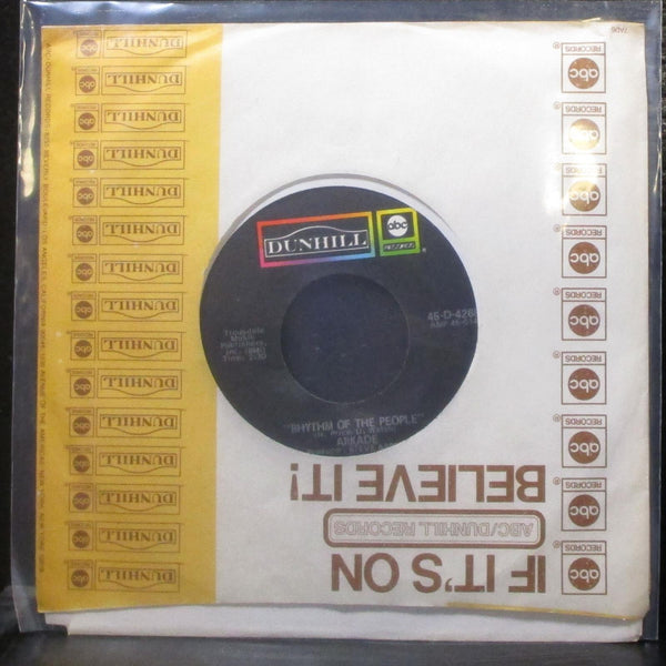 Arkade - The Morning Of Our Lives / Rhythm Of The People 7" Mint- Vinyl 45 ABC - Shuga Records