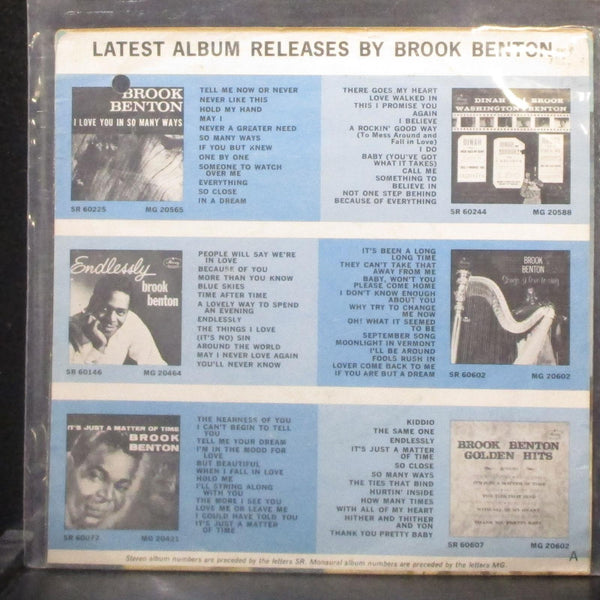 Brook Benton - Another Cup Of Coffee  7" VG+ Vinyl 45 Mercury 72266 cover only - Shuga Records