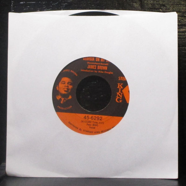 James Brown - It's A New Day / Georgia On My Mind 7" VG+ Vinyl 45 King 45-6292 - Shuga Records