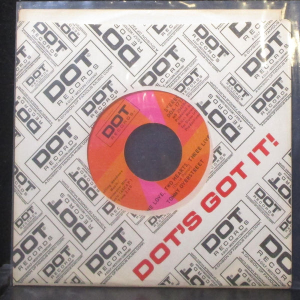 Tommy Overstreet - Gwen / One Love, Two Hearts, Three Lives 7" Mint- Vinyl 45 - Shuga Records