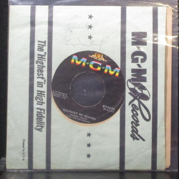 Conway Twitty - Danny Boy / Halfway To Heaven 7" Mint- Vinyl 45 MGM K12826 USA - Shuga Records